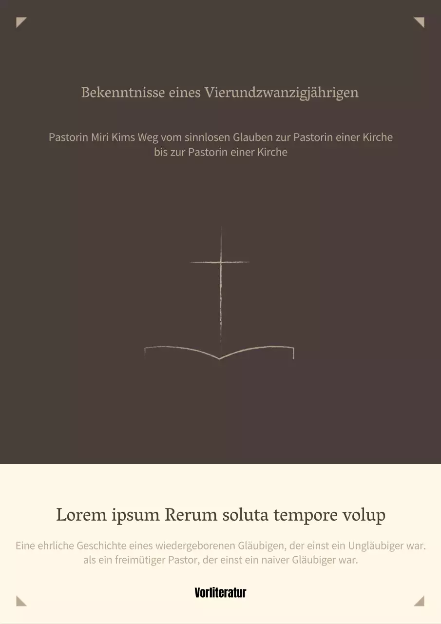 Brown Einfache Konzepte Glaube Essay