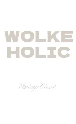 Werbung für ein hochwertiges, einfaches Bekleidungsgeschäft mit weißem und grauem Text