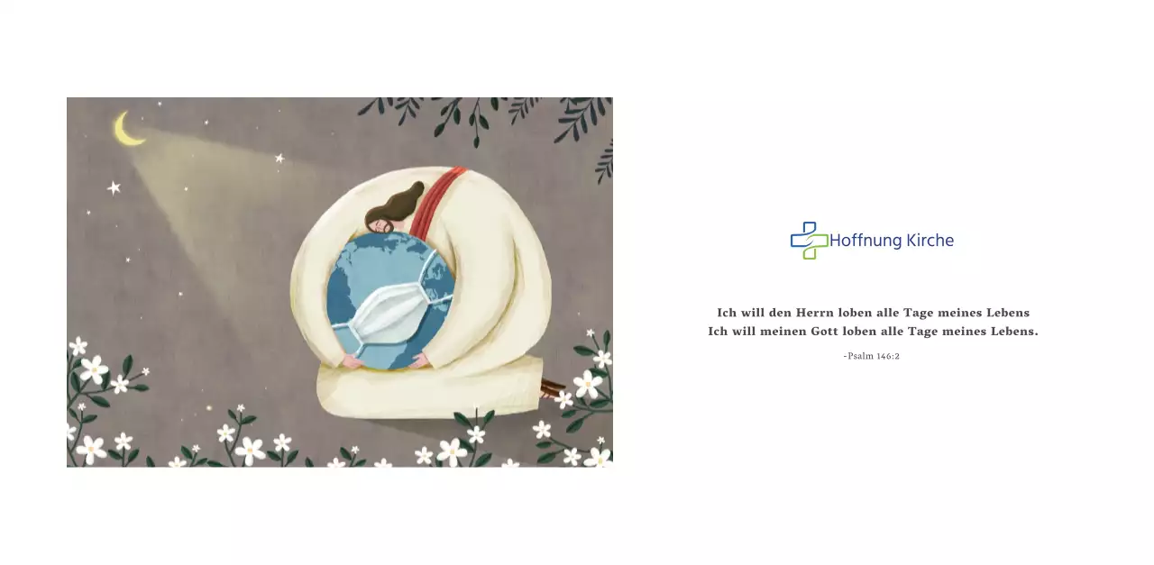 Kirchenkalender mit warmen Illustrationen