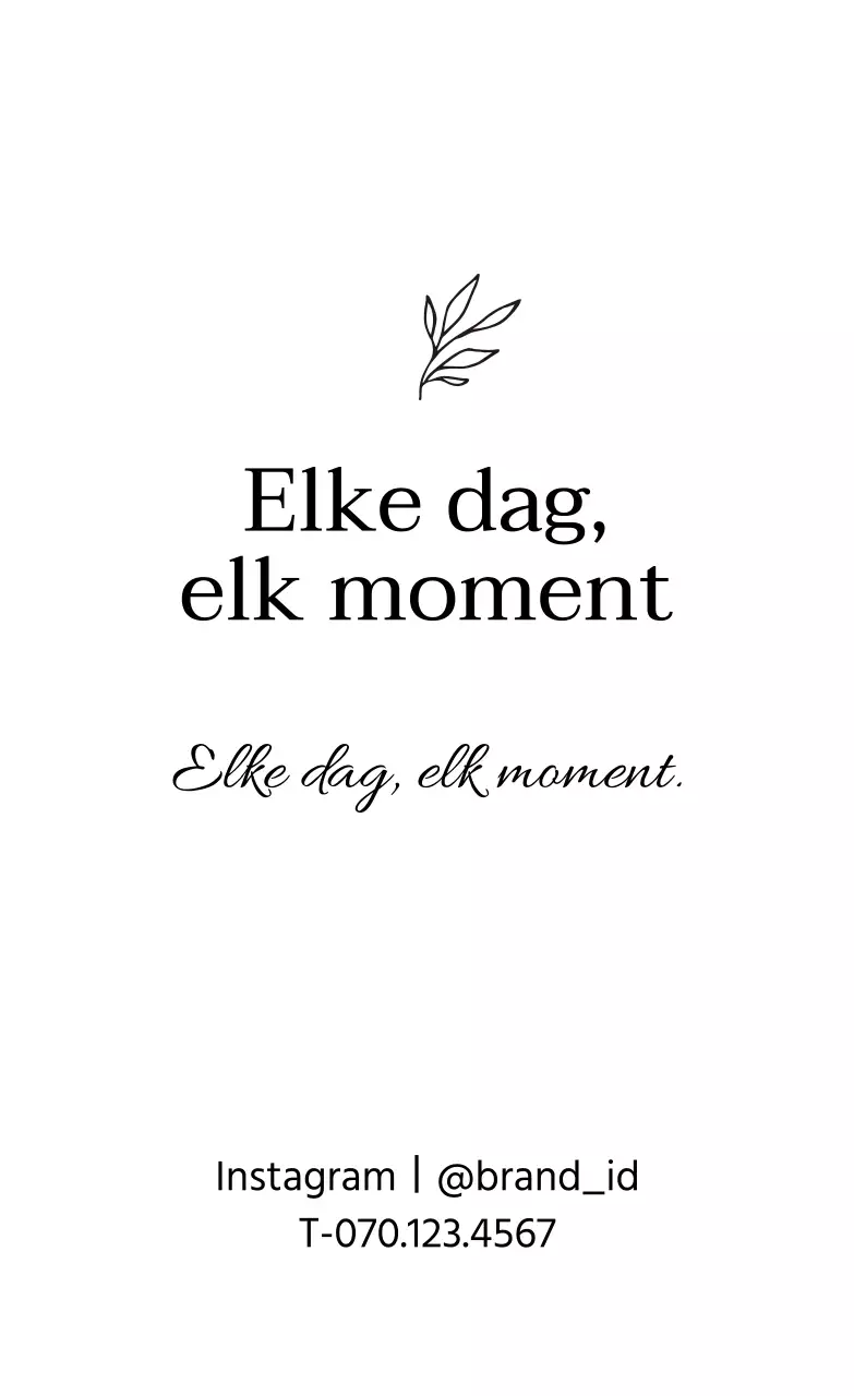 Wit stevig merklabel