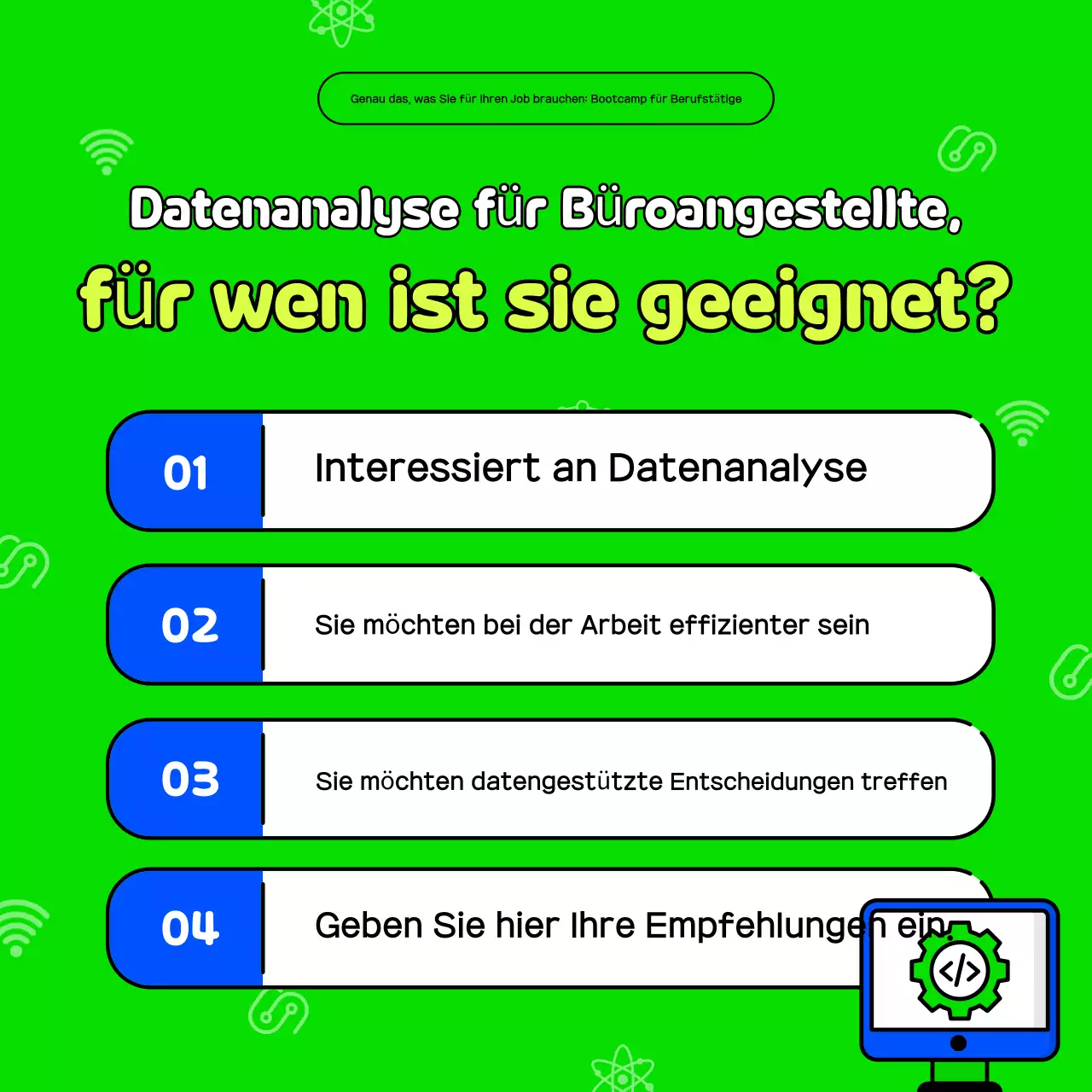 Einstellung von jährlichen Tidy-Praktikanten