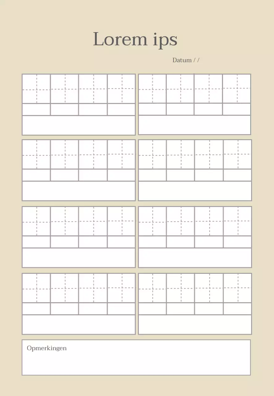 Beige lijn eenvoudig kanji woordenboek