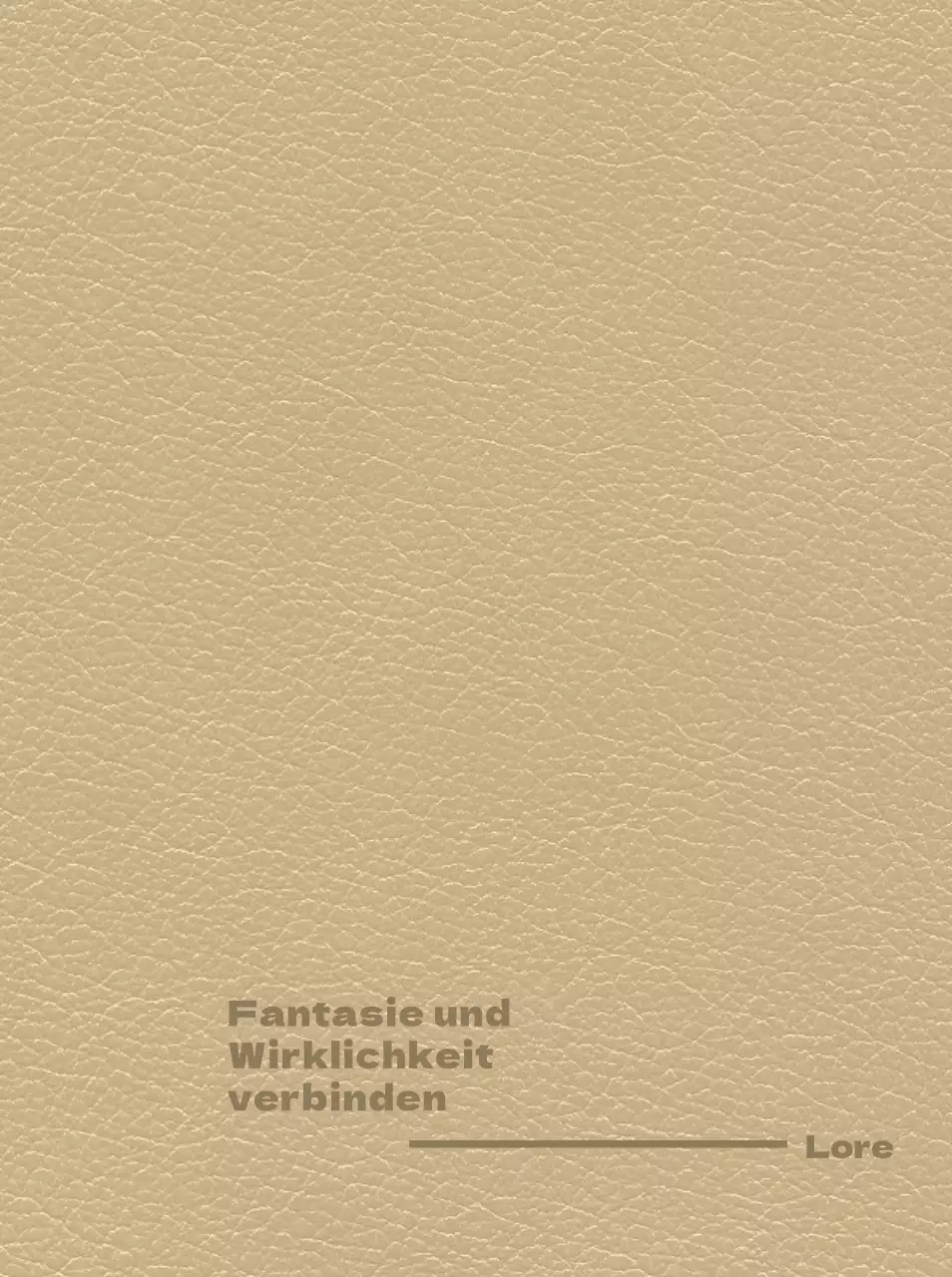 Tagebuchhülle einer Investmentgesellschaft mit Firmenslogan und Formen