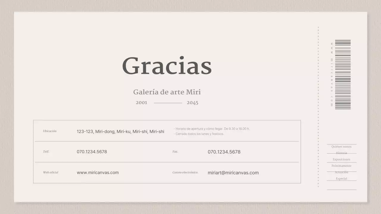 Una galería de conceptos de entradas en beige y gris