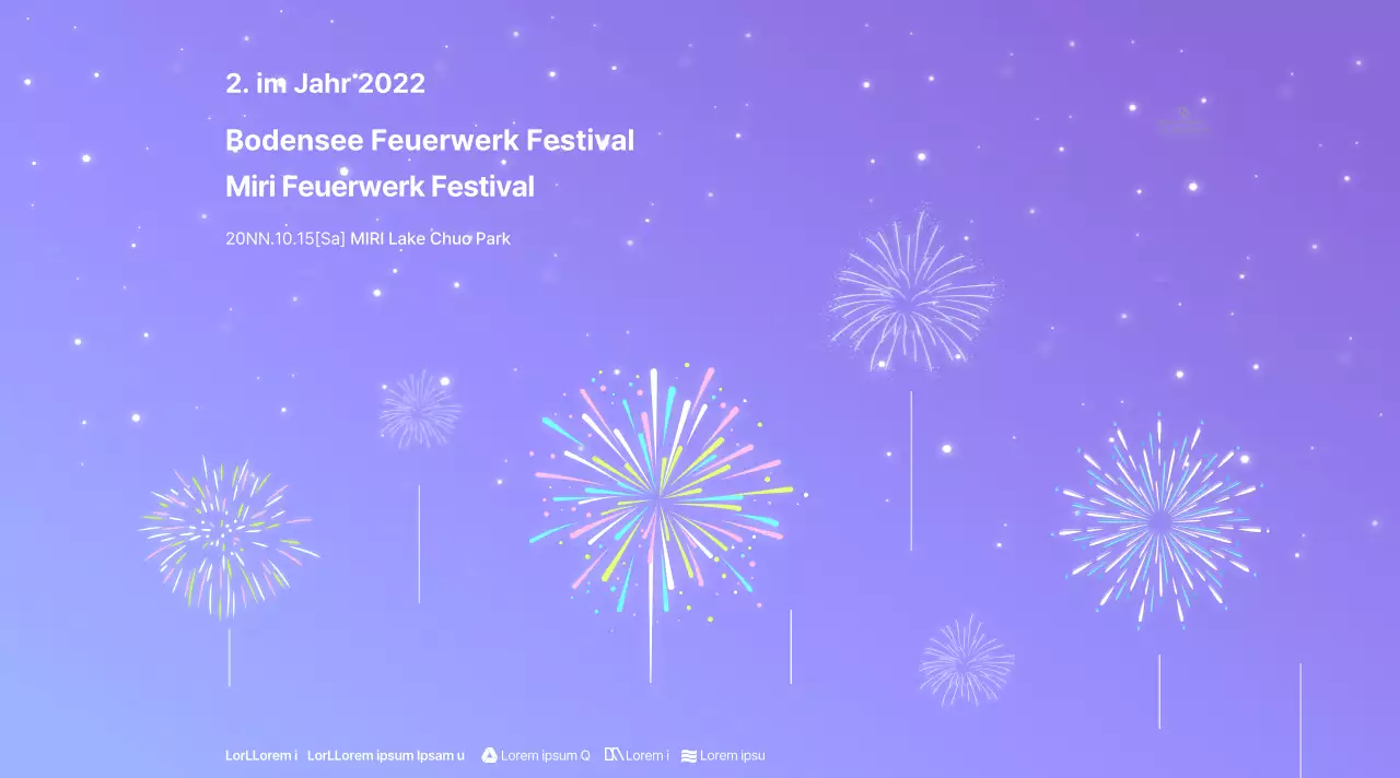 Farbverlaufshintergründe und Sterndesigns für Feuerwerke