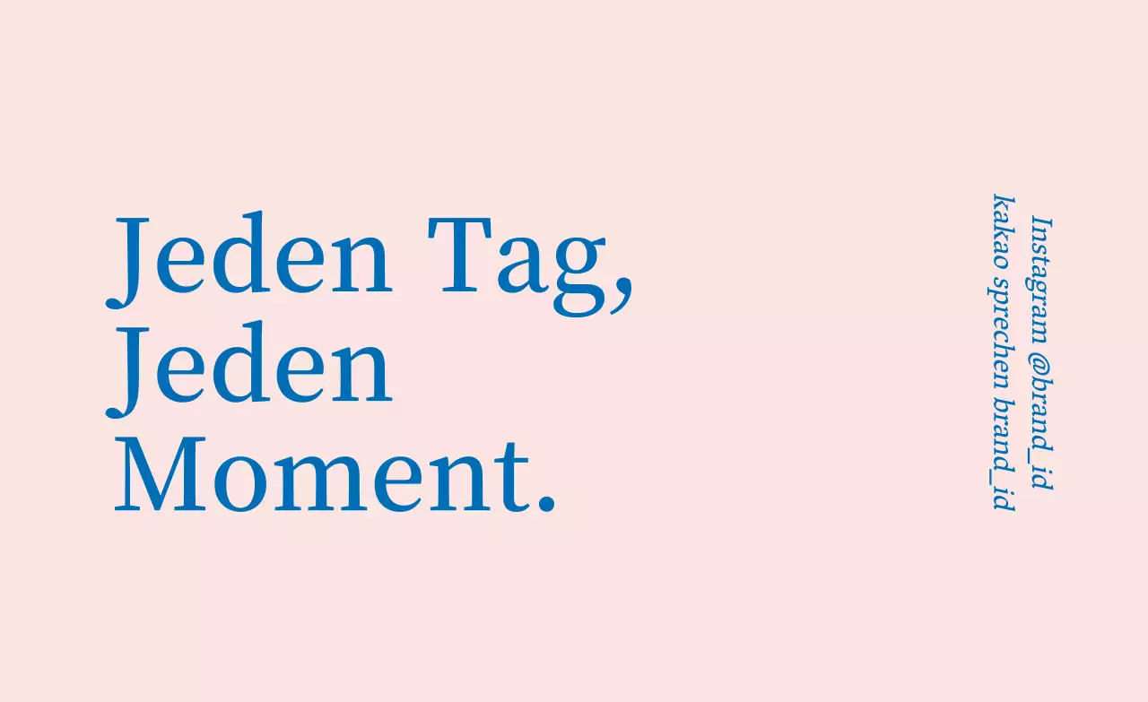 Rosa und blaue Markenetiketten