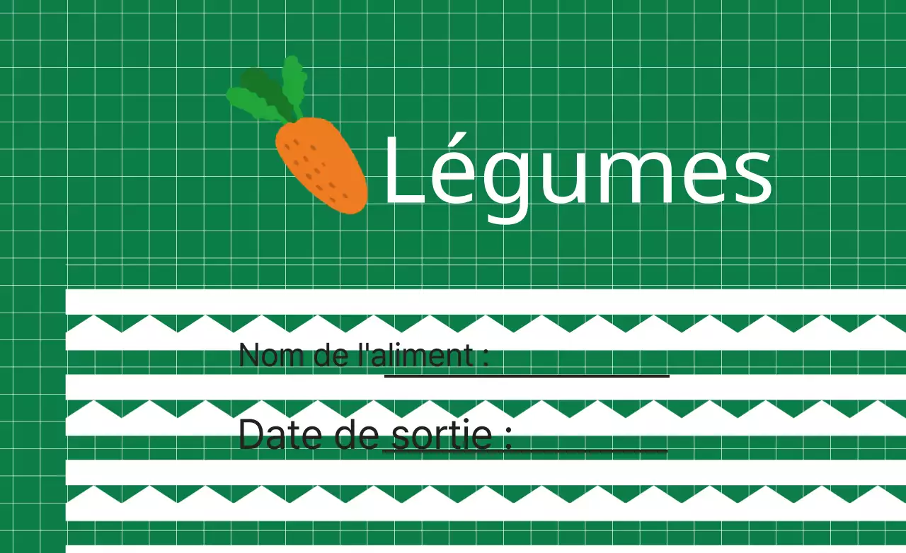 Pour les légumes