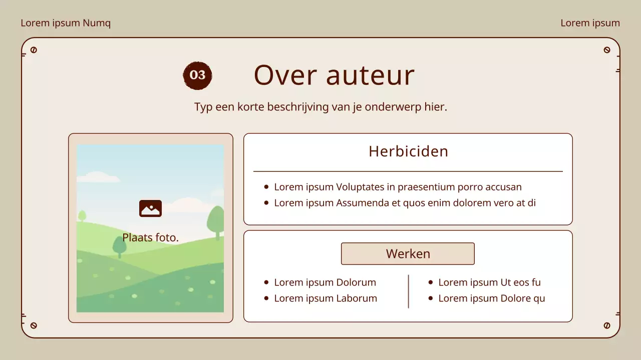 Honggil munt taallessen in beige en bruin