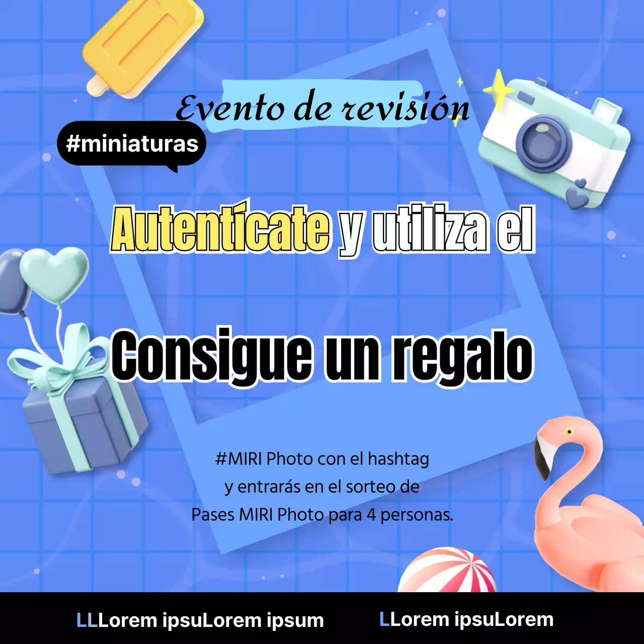 Fresco verano concepto ilustración evento con una piscina azul sensación