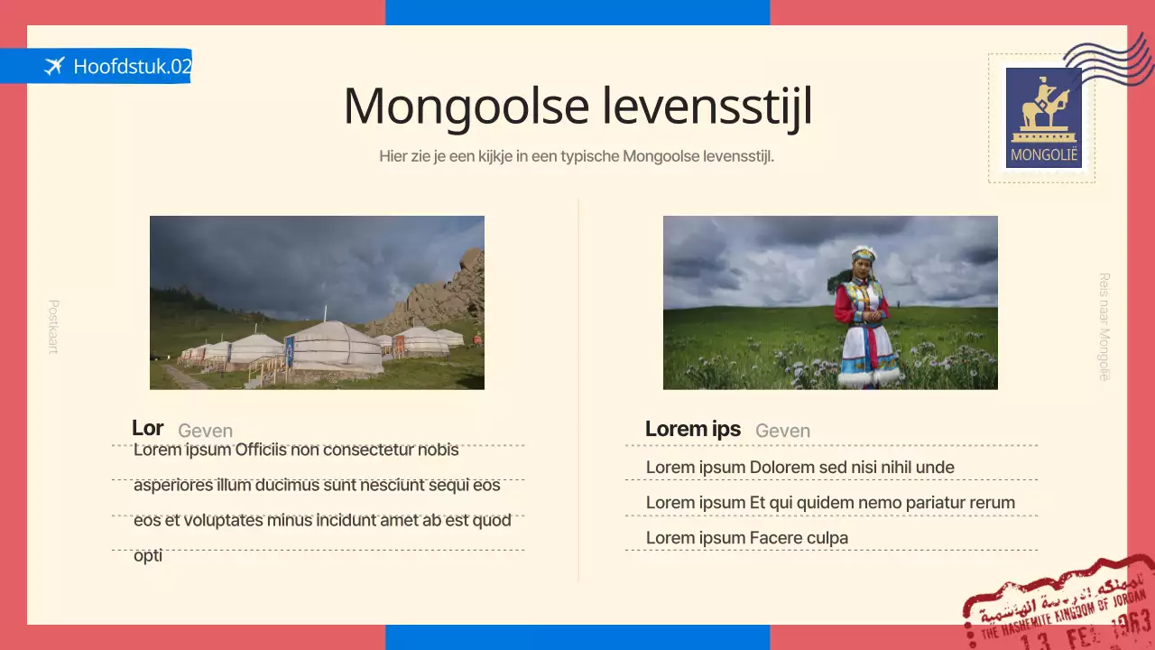 Een gids voor Mongolië, een trendy bestemming in blauw en rood