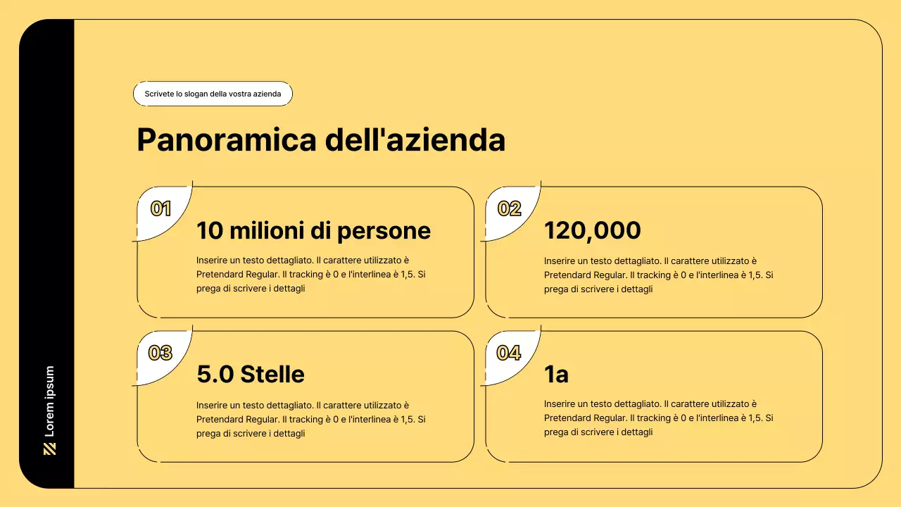 Illustrazione aziendale con linee semplici e colore giallo