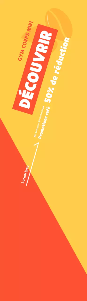 Bannière promotionnelle pour une salle de sport joyeuse