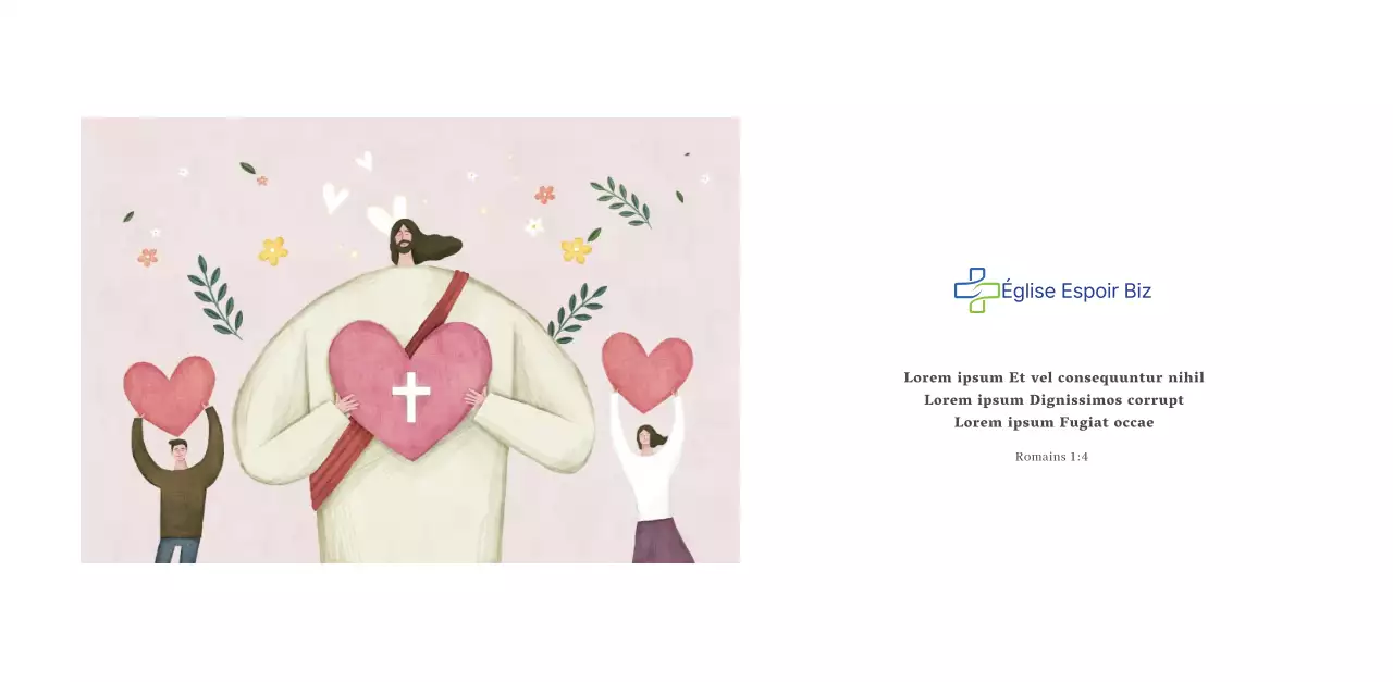 Calendrier ecclésiastique avec des illustrations chaleureuses