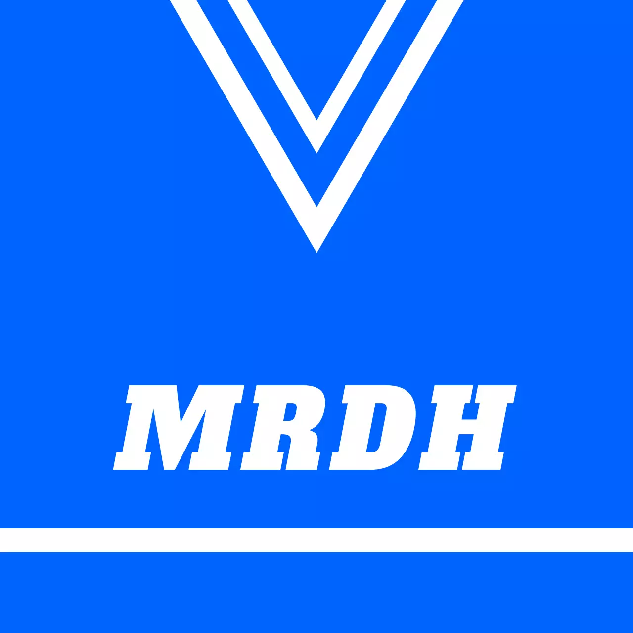 青地に白のロゴが入ったスポーツショップのユニフォームバレット