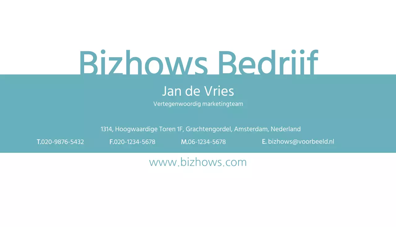 Bizhouse Bedrijf