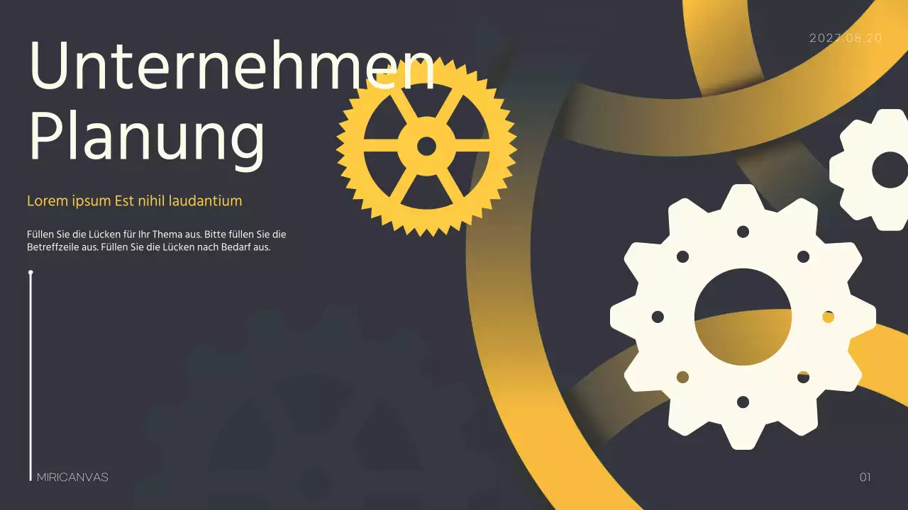 Eine Zahnradpipette mit gelben Linien auf schwarzem Hintergrund als Punkte