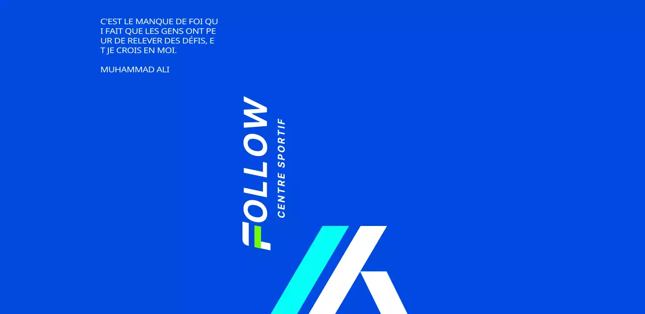 Conception forte et attrayante avec des dégradés de bleu clair et de bleu