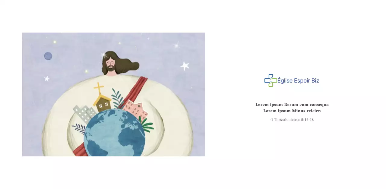 Calendrier ecclésiastique avec des illustrations chaleureuses