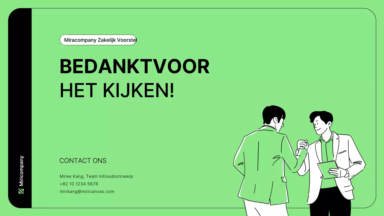 Zakelijke illustratie met eenvoudige lijnen in groen