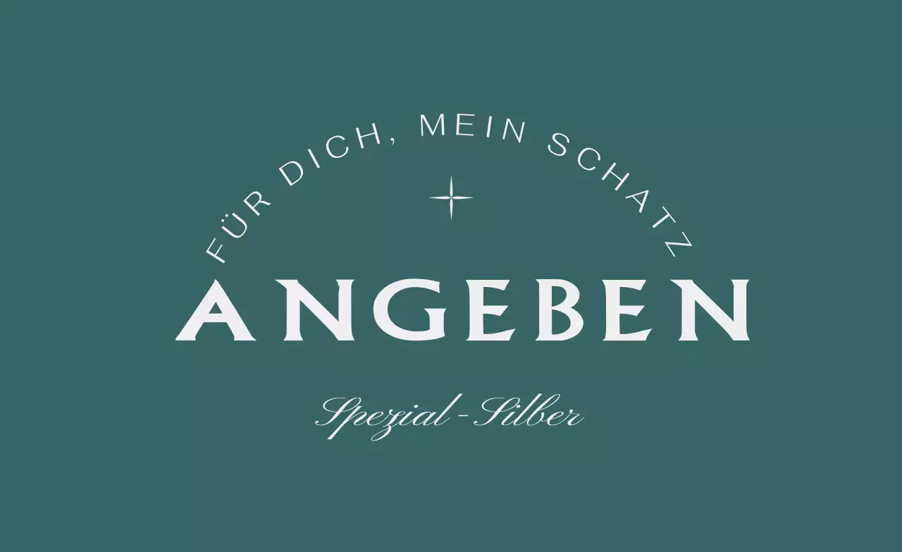 Schmuckwarengeschäft mit gehobenem Konzept und türkisfarbenen Textakzenten