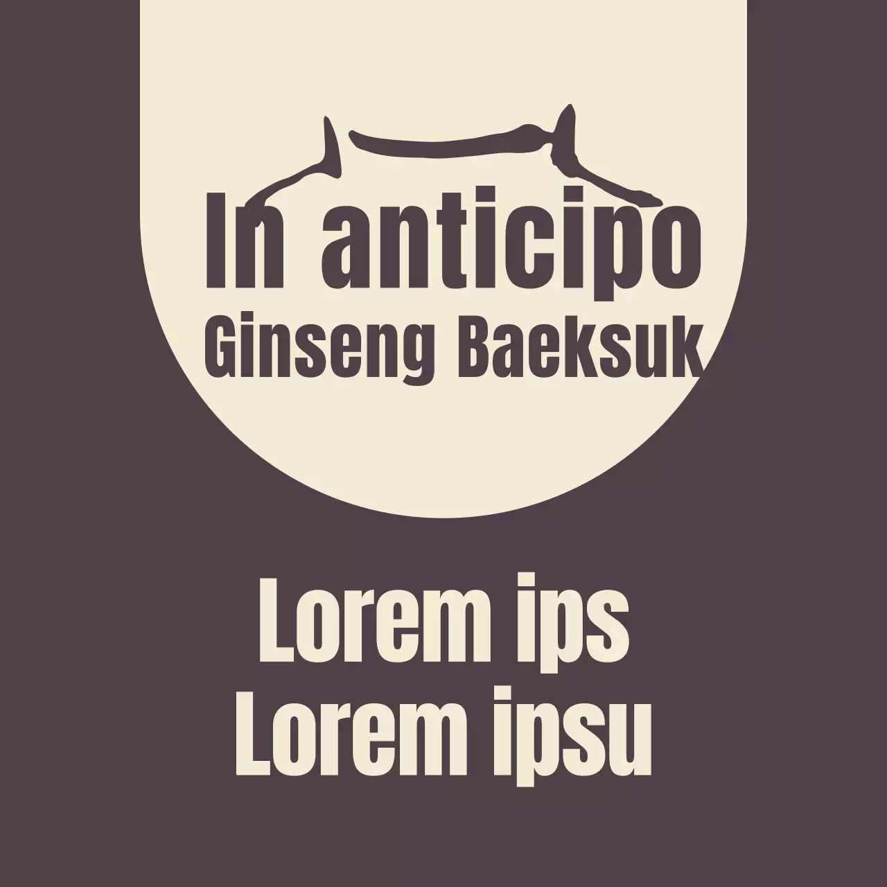 Balsamo marrone con un cartello che invita a togliersi le scarpe.