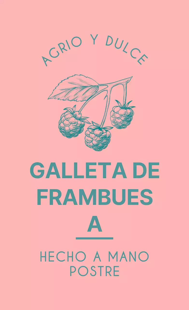 Dibujos vintage de bayas en rosa y amarillo para decorar galletas caseras