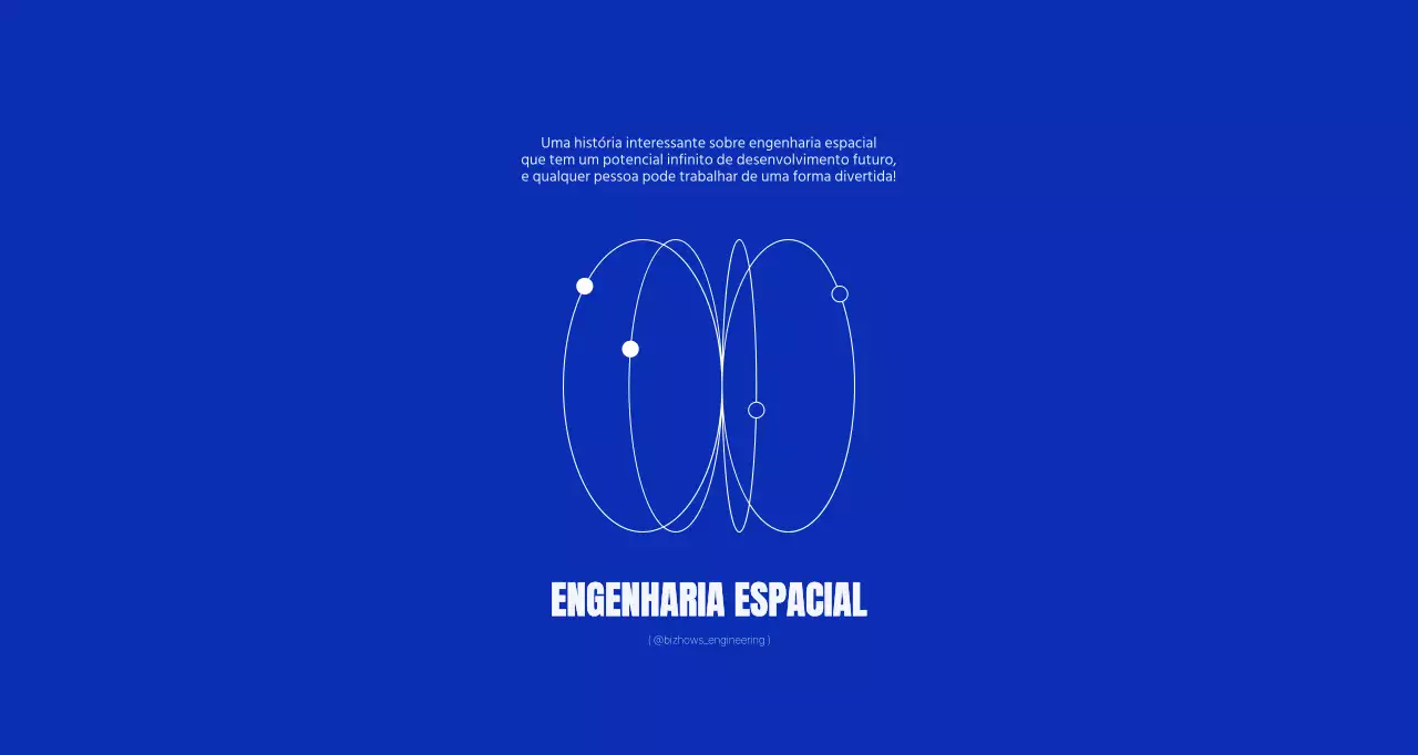 Conceito de engenharia simples e limpo em azul-marinho e branco