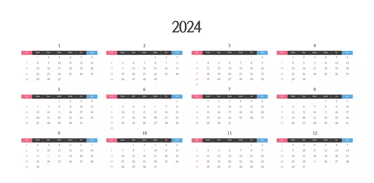 Calendario con immagini di chiese edificanti