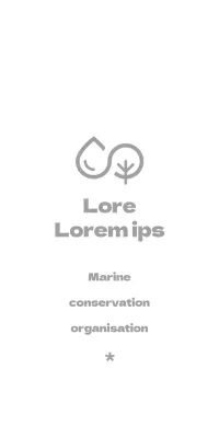 Concept d'agence de conservation marine avec de l'eau et des arbres