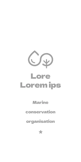 Concept d'agence de conservation marine avec de l'eau et des arbres