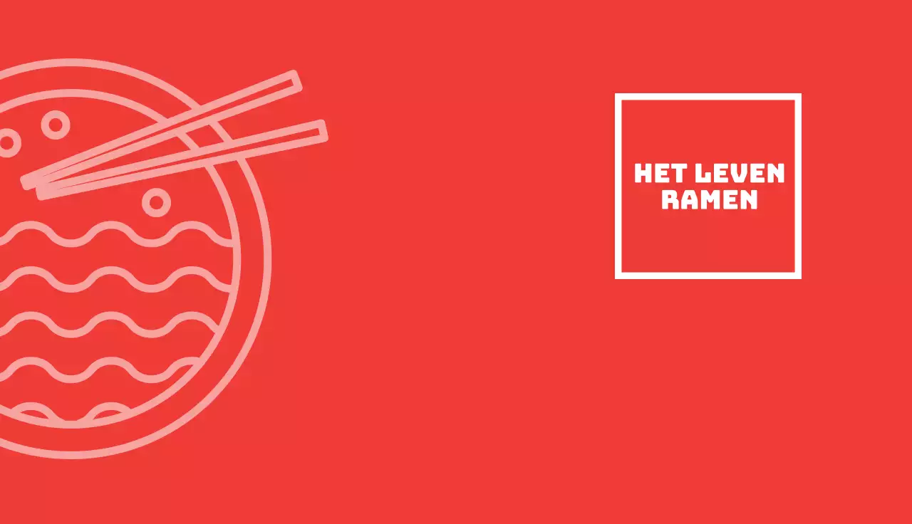 rode illustratie eenvoudig restaurant ramen