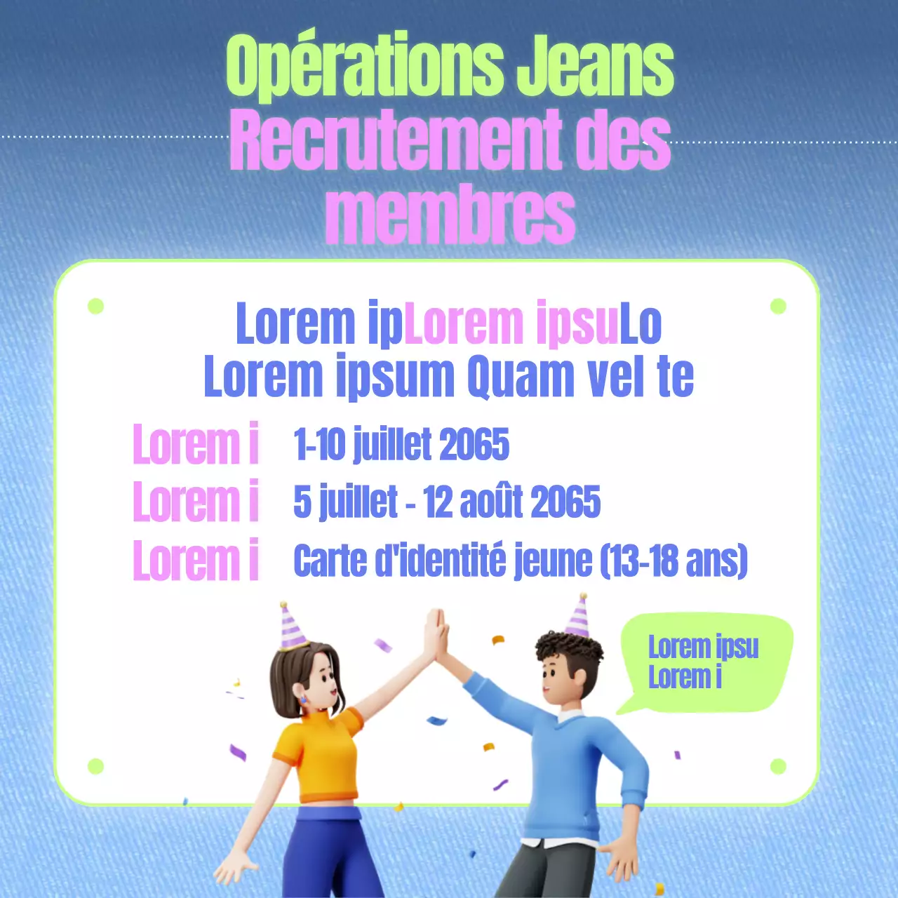 Promouvoir votre festival avec un concept coloré et amusant