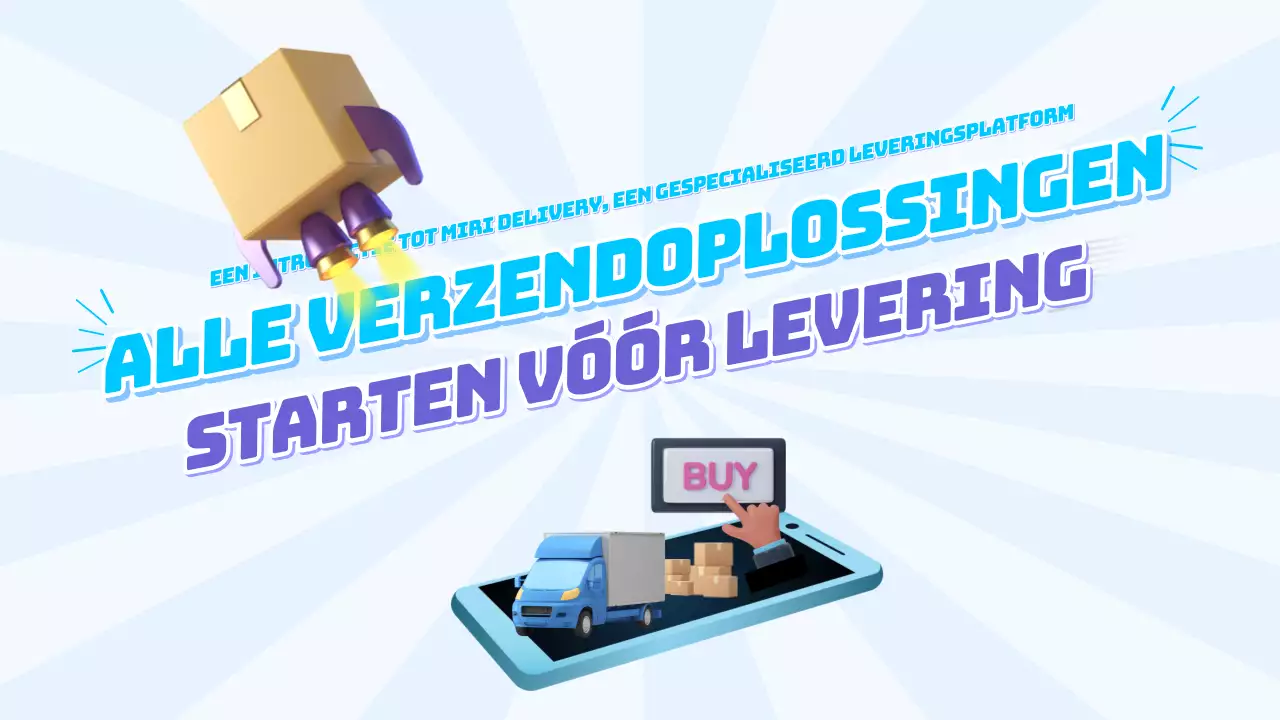 Maak kennis met de purple sky easy shipping solution Levering