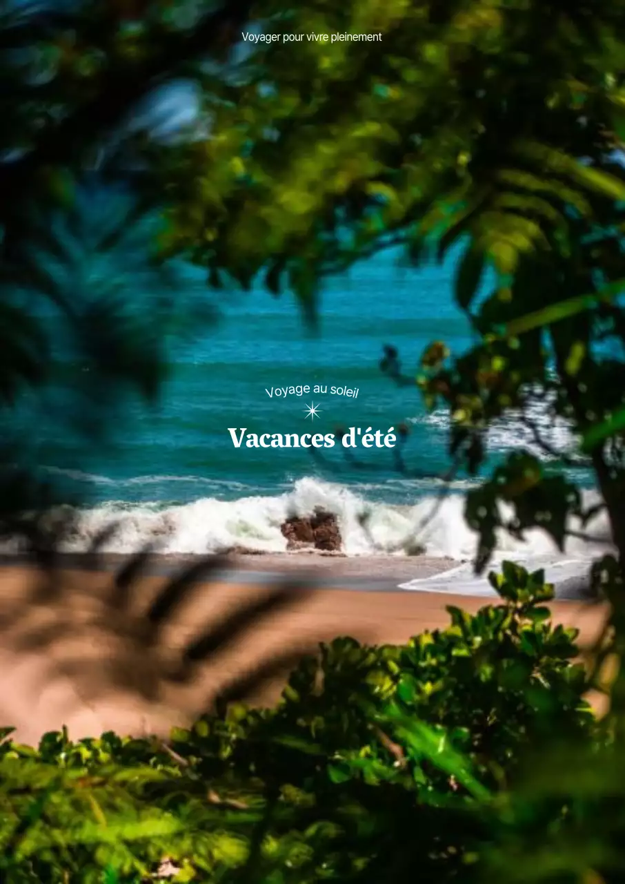 Intérieur avec une ambiance estivale et fraîche sur fond de plage océanique