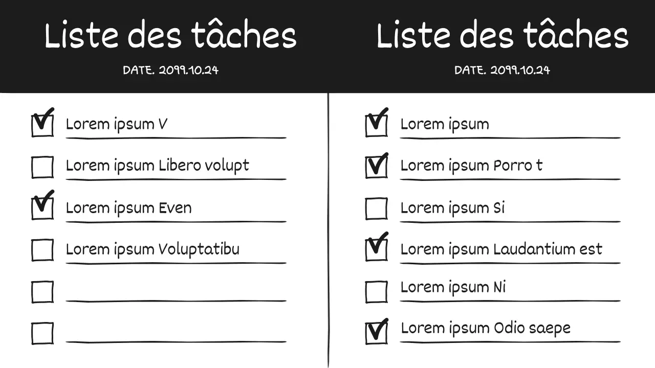 Un journal intime en noir et blanc, avec des gribouillis et une touche mignonne de gribouillis.