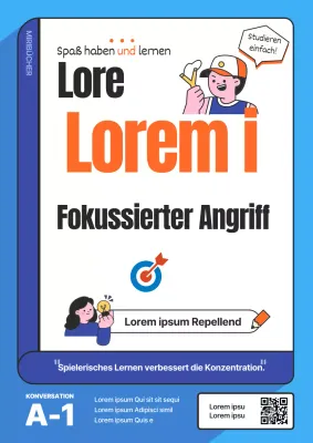 Blauer und orangefarbener Einband eines Konversationsbuchs für Englisch in der Mittelstufe.