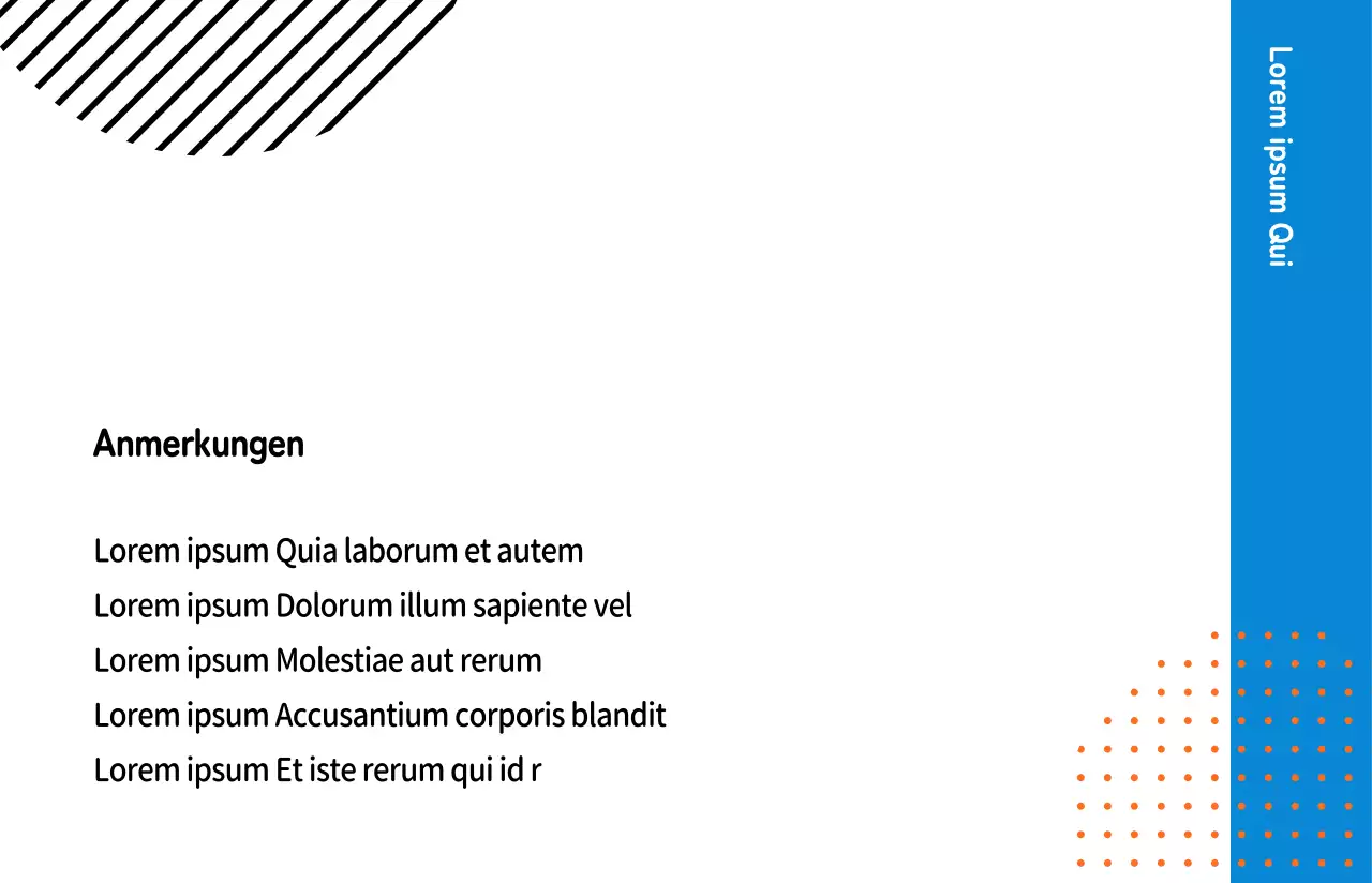 Ein trendiges Unternehmen mit einem sauberen weißen Hintergrund, der mit geometrischen Grafiken akzentuiert ist