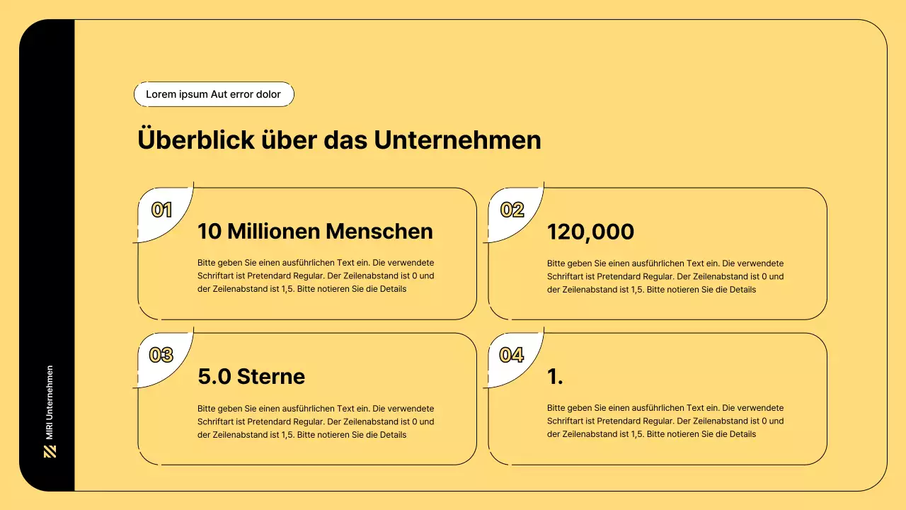 Business-Illustration mit einfachen Linien und gelber Farbe