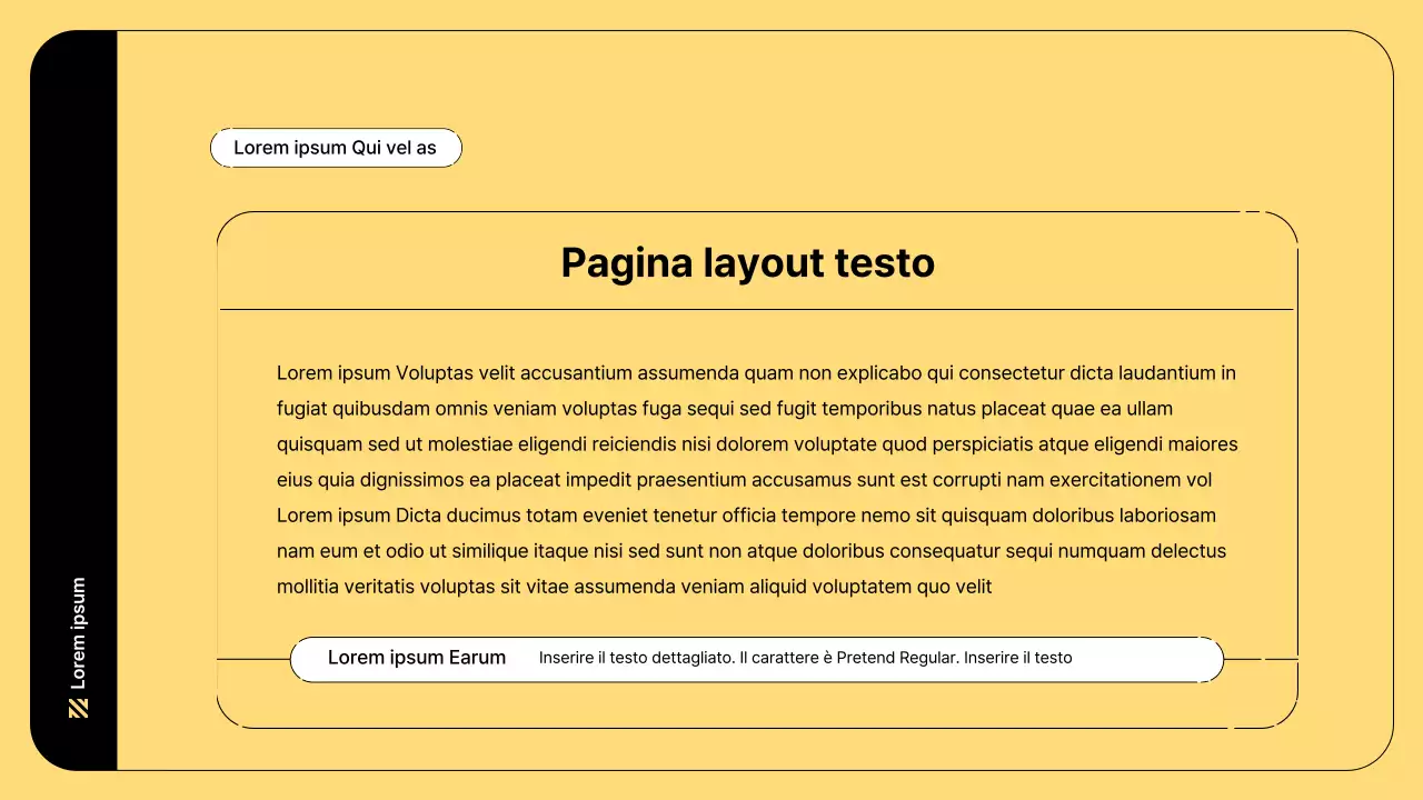 Illustrazione aziendale con linee semplici e colore giallo