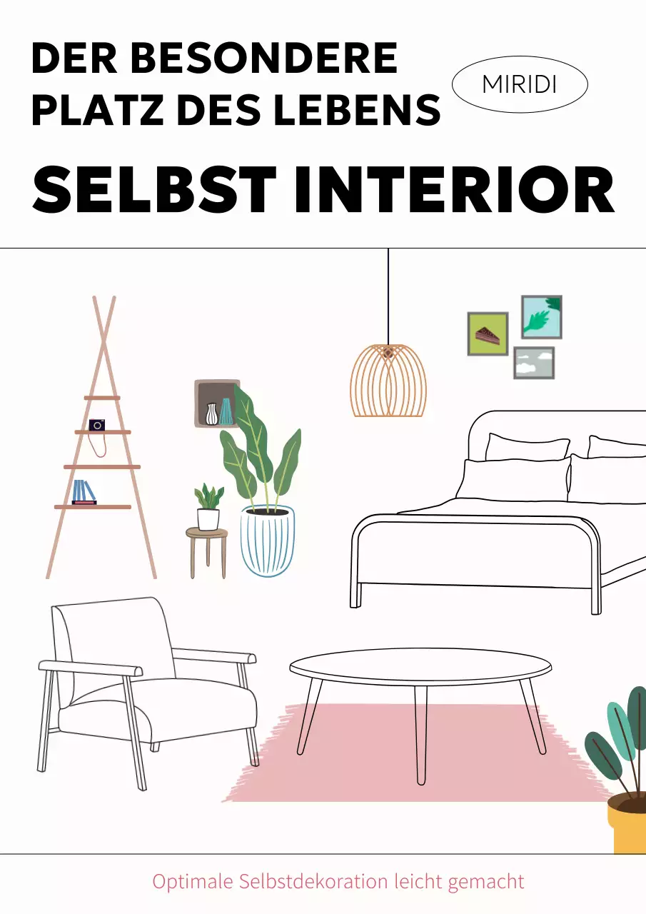 Ein Innenbuch mit schwarzen und weißen Linien und Illustrationen