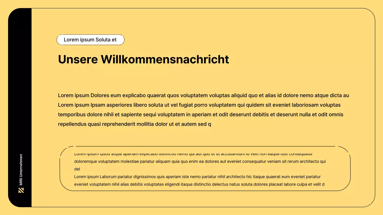 Business-Illustration mit einfachen Linien und gelber Farbe