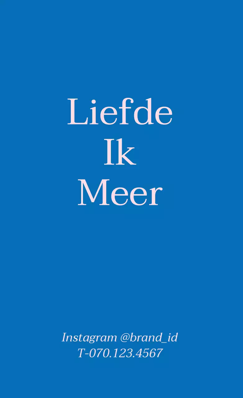 Eenvoudige merklabels in blauw en roze