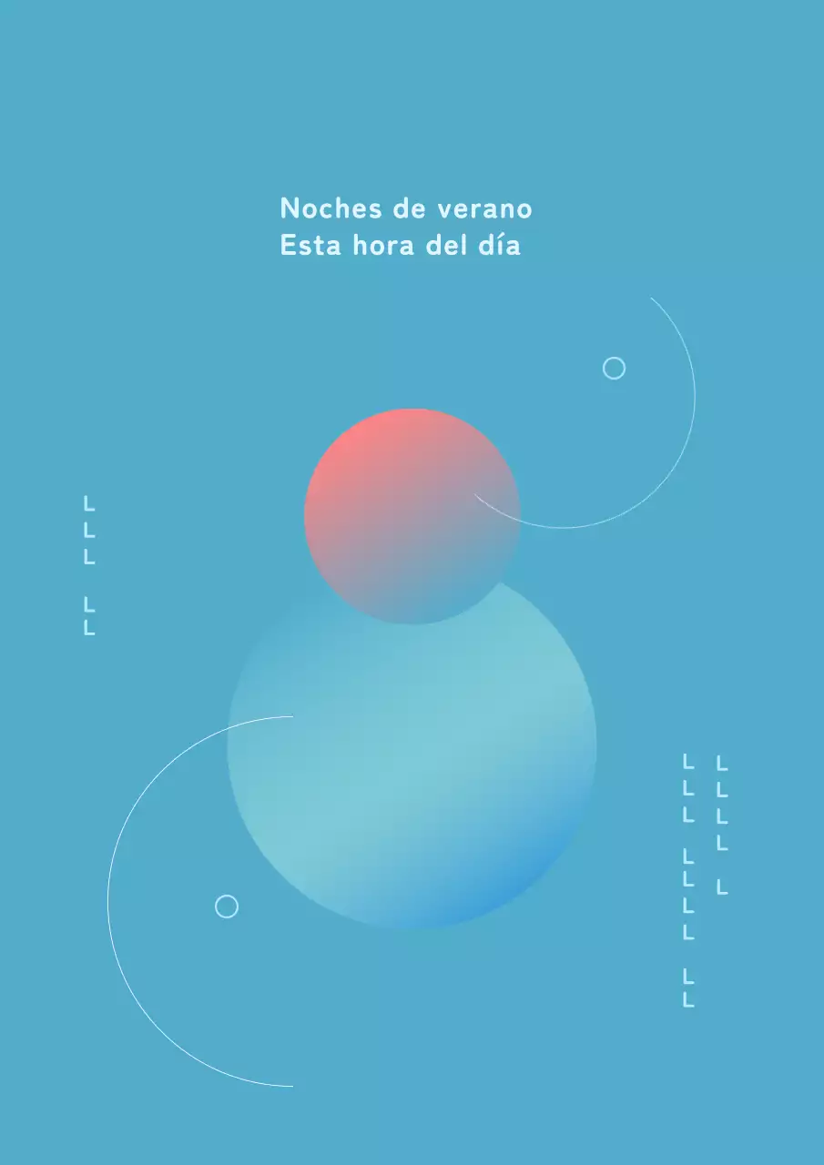 Relato breve de una noche azul de verano