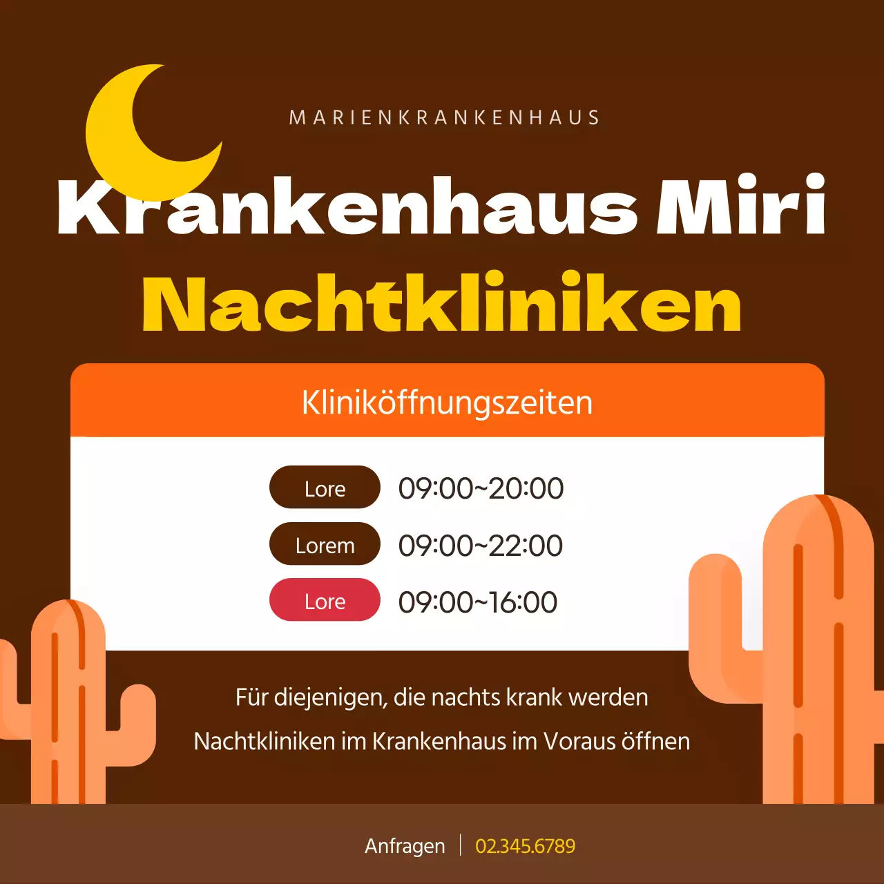 Starker Illustrationsstil in Orange und Braun Vorsicht vor Hitzekrankheiten in der Hitzewelle