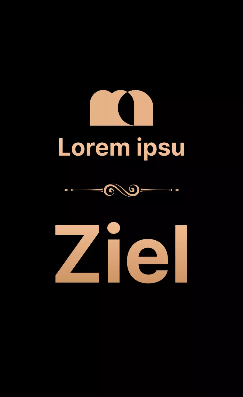 Bewerben Sie Ihre Auszeichnungen mit einem goldenen und schwarzen Logo und Text