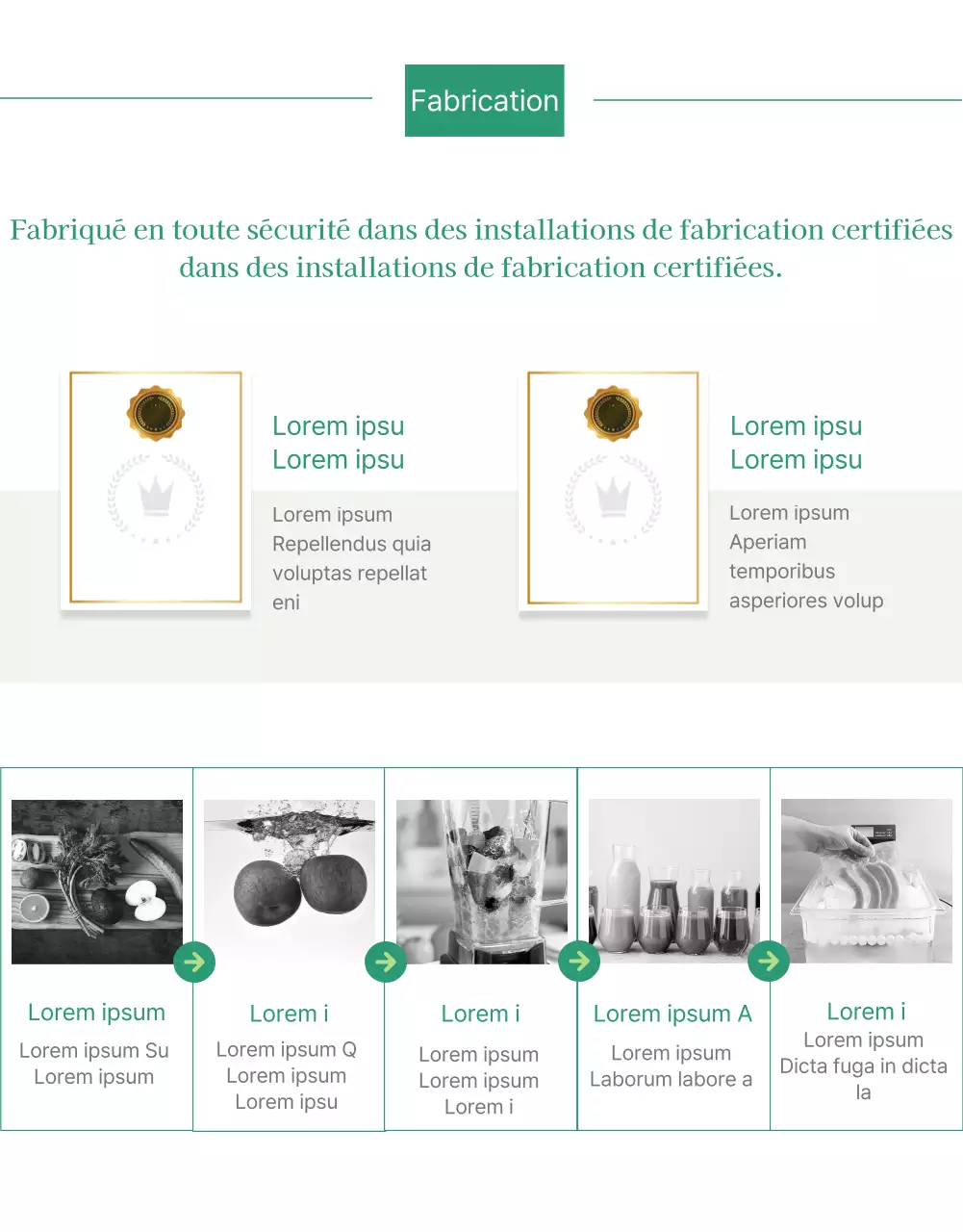 Un appel à l'action pour une boisson saine verte, de la ferme à la table