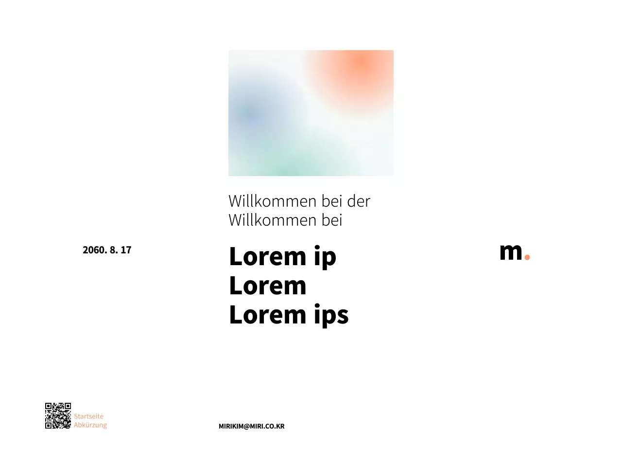 Einfacher Gradient zur Geschäftsorientierung