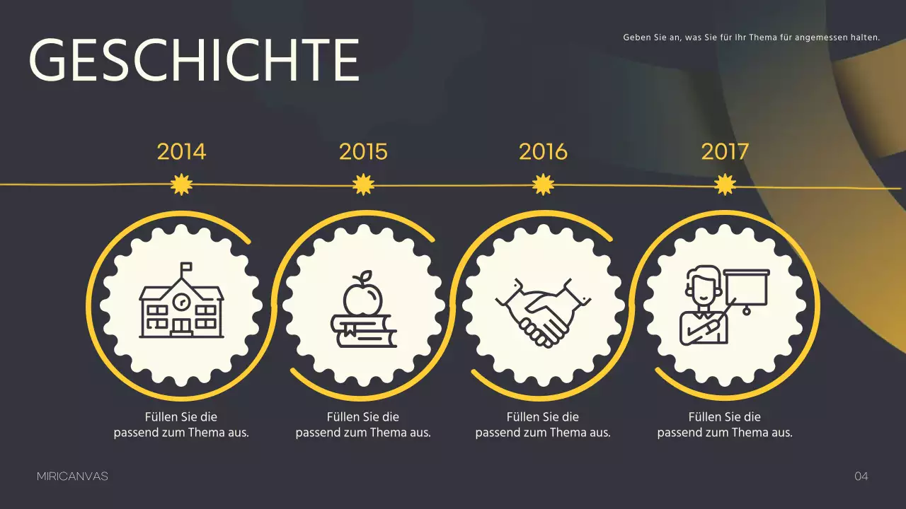 Eine Zahnradpipette mit gelben Linien auf schwarzem Hintergrund als Punkte
