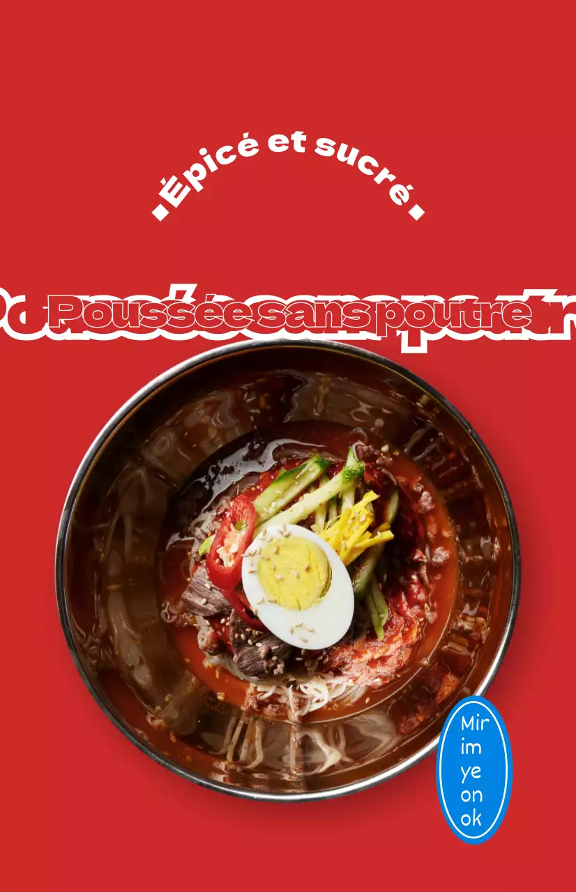 Promotions dans les restaurants avec des photos colorées de différents plats d'été