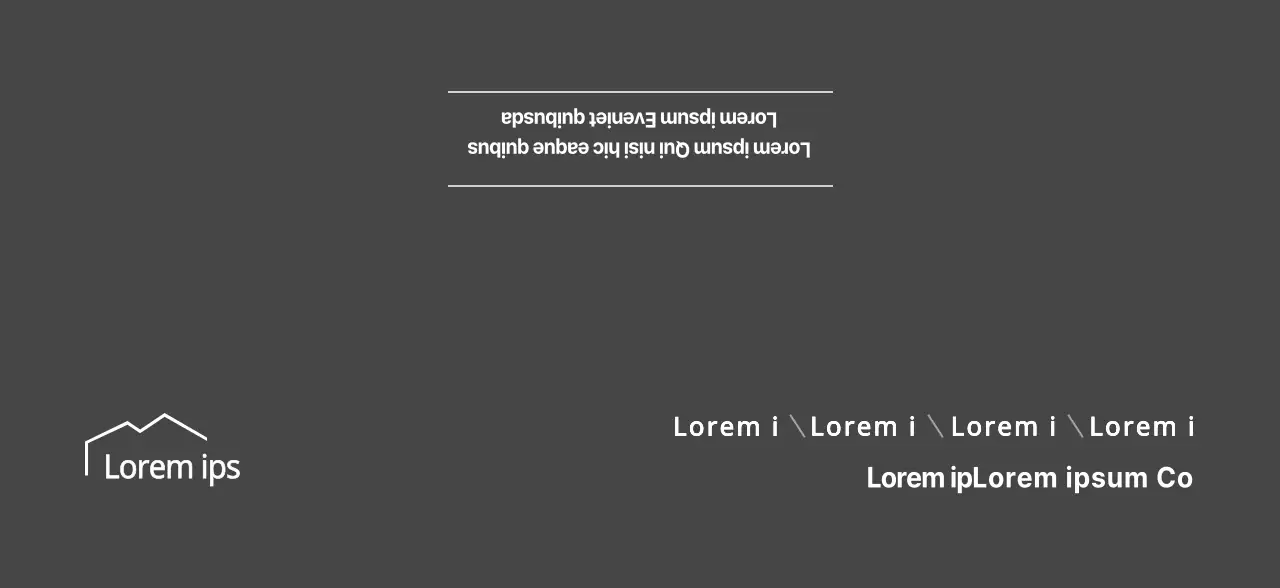 Eenvoudige kralen in donkergrijs voor vastgoedpromotie